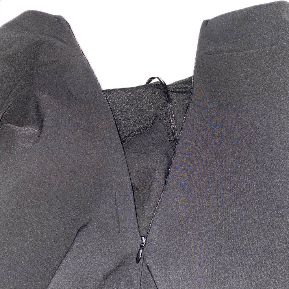 Zara Basic Collection Black Halter Mini Dress with Bow Detail Size Medium - Picture 9 of 9